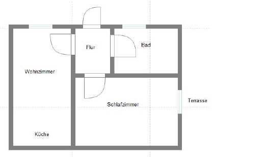 Grundriss Arkona im Waldhaus Sellin – Raumaufteilung