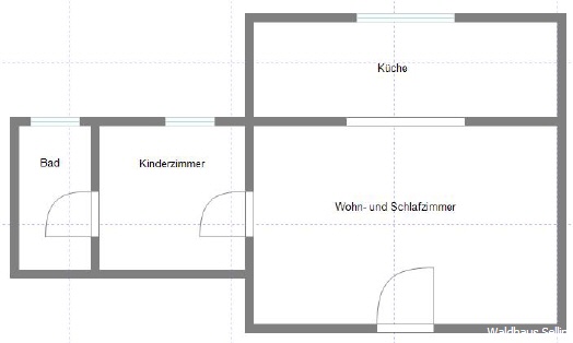 Grundriss Göhren im Waldhaus Sellin – Raumaufteilung